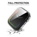 ENKAY HAT PRINCE Clear Soft TPU Smart Watch Case with 9H Tempered Glass Screen Protector for Apple Watch Series 9 / 8 / 7 41mm - 7
