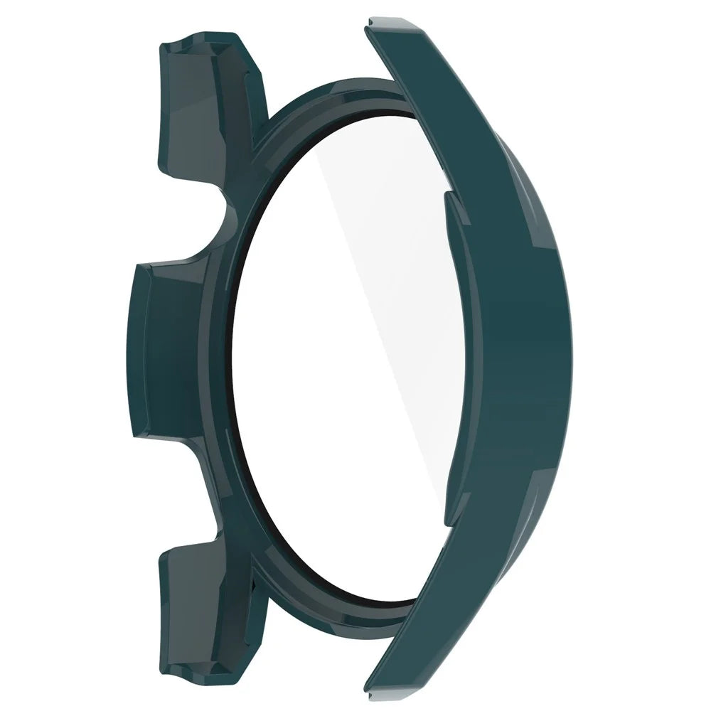 Hard PC Frame + Tempered Glass Screen Protector 2-in-1 Watch Case for Huawei Watch GT 3 42mm - Dark Green - 7