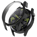 2-in-1 Watch Case Hard PC Frame + Tempered Glass Screen Protector for Huawei Watch GT 3 46mm - Black - 1
