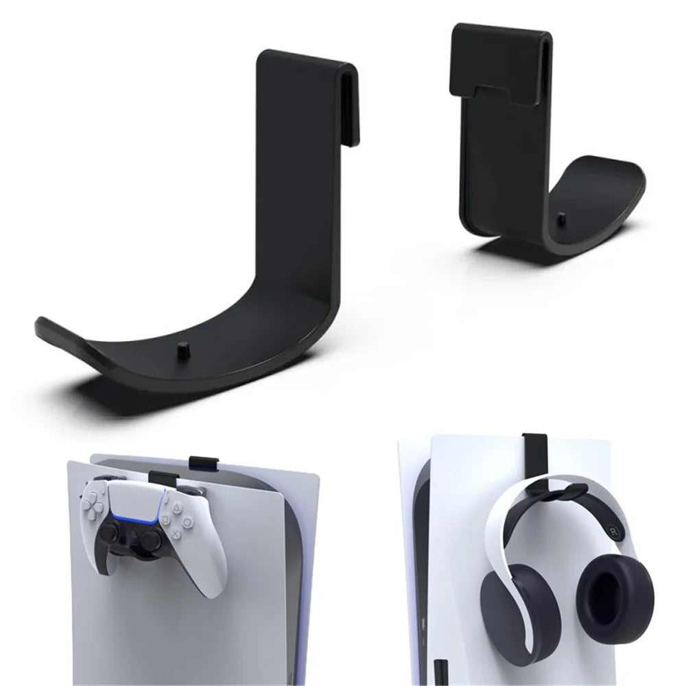 IPEGA PG-P5022 2Pcs Wall Mount Holder Bracket Hanger Storage Stand for PS5 Console Controller Headset Support - 1