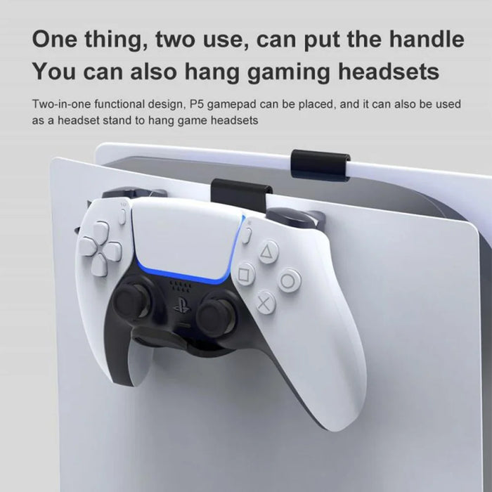 IPEGA PG-P5022 2Pcs Wall Mount Holder Bracket Hanger Storage Stand for PS5 Console Controller Headset Support - 6
