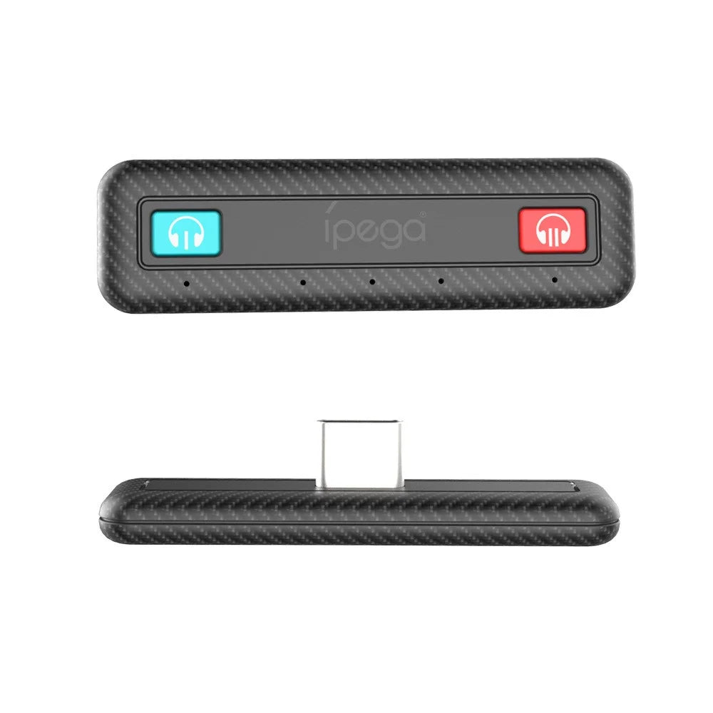 IPEGA PG-SW063 Dual Bluetooth-compatible 5.0 Audio Adapter Mini Receiver Wireless Headphone Transmitter for PS4/Nintendo Switch Lite - 1