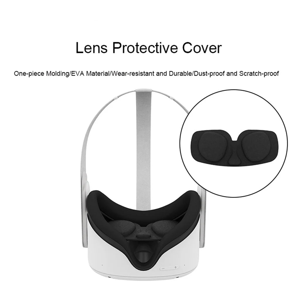 Lens Protective Cover VR Glasses Accessories Soft Dustproof Pad Protection Cover for Oculus Quest 2 - 5