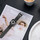 Anti-Fall Zinc Alloy Watch Protective Case Cover with Rhinestone Decor for Apple Watch Series SE3 / SE2 / SE1 /  6 / 5 / 4 44mm - Black - 6