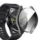 Soft TPU Full Cover Electroplated Durable Smart Watch Protective Case Shell for Huawei Watch GT 3 42mm - Black - 1
