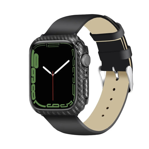 Carbon Fiber Hard PC Smart Watch Protective Cover Case for Apple Watch Series 9 / 8 / 7 41mm - 2