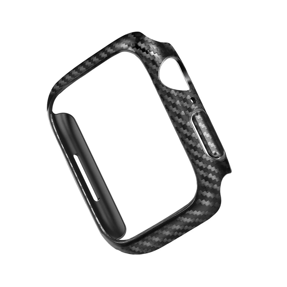 Carbon Fiber Hard PC Smart Watch Protective Cover Case for Apple Watch Series 9 / 8 / 7 41mm - 3