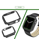 Carbon Fiber Hard PC Smart Watch Protective Cover Case for Apple Watch Series 9 / 8 / 7 41mm - 6