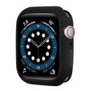 Candy Color Button Covered Soft TPU Protective Watch Case for Apple Watch Series 9 / 8 / 7 41mm - Black / Black - 2
