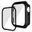ENKAY HAT PRINCE Electroplating PC Smart Watch Case with 9H Tempered Glass Screen Protector for Apple Watch Series 9 / 8 / 7 41mm - Black - 1