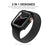 ENKAY HAT PRINCE Electroplating PC Smart Watch Case with 9H Tempered Glass Screen Protector for Apple Watch Series 9 / 8 / 7 41mm - Black - 2