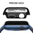 ENKAY HAT PRINCE Electroplating PC Smart Watch Case with 9H Tempered Glass Screen Protector for Apple Watch Series 9 / 8 / 7 41mm - Black - 4