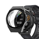 Full Coverage TPU Smart Watch Protective Frame Case for Huawei Watch GT Runner - Black - 3