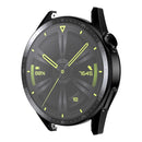 ENKAY HAT PRINCE for Huawei Watch GT 3 46mm Matte Rubberized Hard PC Watch Case with Scale + 9H Tempered Glass Screen Protector - Black - 1