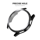 ENKAY HAT PRINCE for Huawei Watch GT 3 46mm Matte Rubberized Hard PC Watch Case with Scale + 9H Tempered Glass Screen Protector - Black - 5