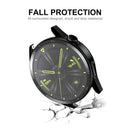 ENKAY HAT PRINCE for Huawei Watch GT 3 46mm Matte Rubberized Hard PC Watch Case with Scale + 9H Tempered Glass Screen Protector - Black - 7