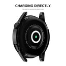ENKAY HAT PRINCE for Huawei Watch GT 3 46mm 9H Tempered Glass Screen Protector Matte Rubberized Hard PC Watch Case - Black - 4
