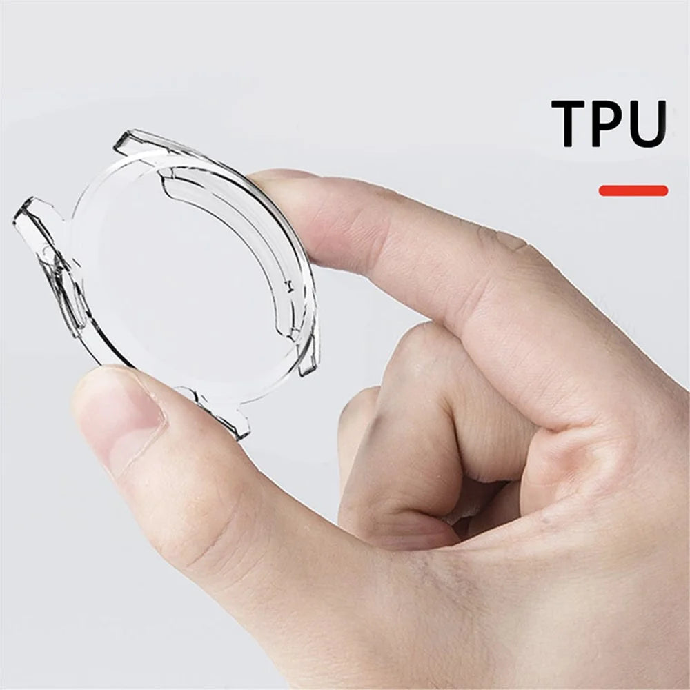 For Huawei Watch GT 3 42mm Clear Soft TPU Electroplated Full Coverage Anti-drop Watch Protective Case - 4
