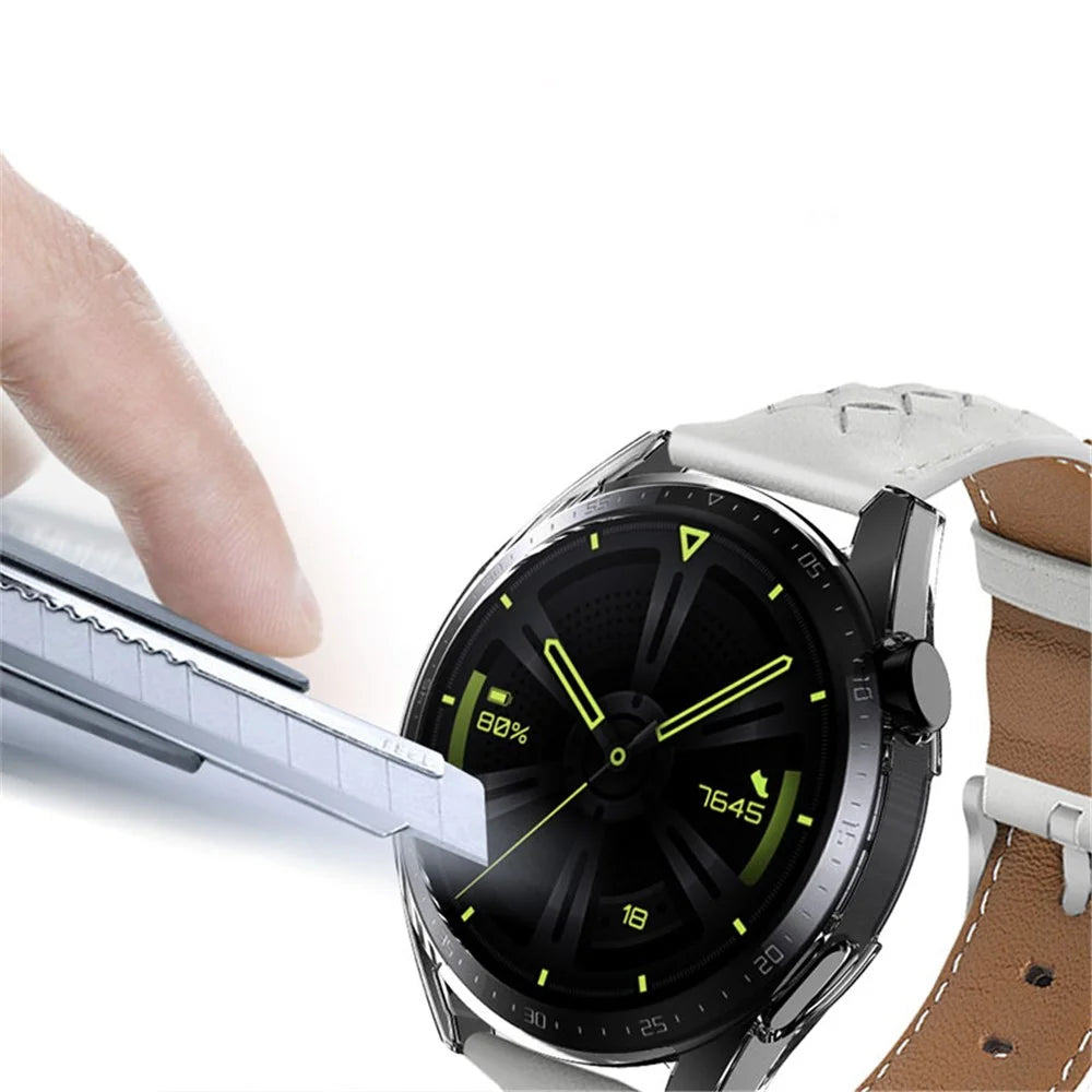 For Huawei Watch GT 3 42mm Clear Soft TPU Electroplated Full Coverage Anti-drop Watch Protective Case - 6