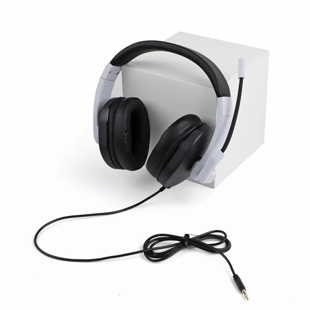 DOBE TY-1802 3.5mm Gaming Headset Wired Stereo Headphones Noise-canceling Earphone with Mic Soft Earmuffs for PS5/PS4/Xbox One/360/Switch/PC - 3