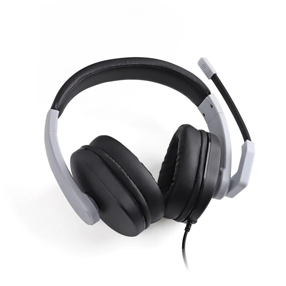 DOBE TY-1802 3.5mm Gaming Headset Wired Stereo Headphones Noise-canceling Earphone with Mic Soft Earmuffs for PS5/PS4/Xbox One/360/Switch/PC - 5