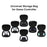 DOBE TY-18177 Game Controller Carrying Case for PS5/PS4/Switch Pro/Google Controller EVA Protective Holder Shockproof Storage Bag Traveling Case - 2