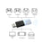 DOBE TY-1803 USB Bluetooth-compatible Controller Receiver for Xbox Switch S/X Game Console Compatible with BT 5.0 Driver Wireless Gamepad Adapter Gaming Accessories - 5