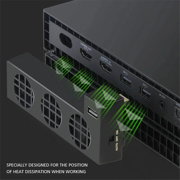 DOBE TYX-1769 For Xbox One X Cooling Fan Game Console Rear Radiator Temperature Control Fan - 4