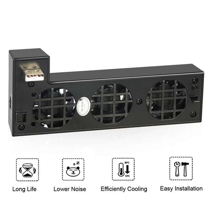DOBE TYX-1769 For Xbox One X Cooling Fan Game Console Rear Radiator Temperature Control Fan - 6