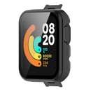 For Xiaomi Mi Watch Lite/Redmi Watch Well-protected Hard PC Protective Case with Built-in Tempered Glass Screen Protector - Black - 2