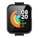 For Xiaomi Mi Watch Lite/Redmi Watch Well-protected Hard PC Protective Case with Built-in Tempered Glass Screen Protector - Black - 3