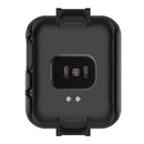 For Xiaomi Mi Watch Lite/Redmi Watch Well-protected Hard PC Protective Case with Built-in Tempered Glass Screen Protector - Black - 4