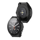 For Xiaomi Watch S1 Hard PC Anti-drop Protective Case with Built-in Anti-scratch Tempered Glass Screen Protector - Black - 5