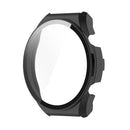 For Xiaomi Watch S1 Hard PC Anti-drop Protective Case with Built-in Anti-scratch Tempered Glass Screen Protector - Black - 6