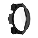 For Xiaomi Watch S1 Hard PC Anti-drop Protective Case with Built-in Anti-scratch Tempered Glass Screen Protector - Black - 7