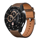 For Huawei Watch GT 3 46mm Shockproof Hard PC Frame Protective Shell with Anti-Scratch HD Tempered Glass Screen Protector - Black - 2