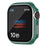 For Apple Watch Series 9 / 8 / 7 41mm Hard PC Anti-scratch Watch Case Shell with Tempered Glass Screen Protector - Green - 2