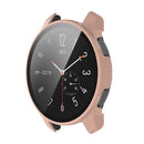 For vivo Watch 2 Well-protected PC Watch Case Cover with Tempered Glass Screen Protector - Pink - 4