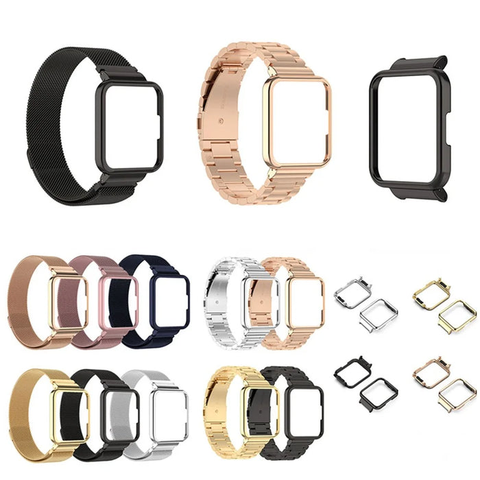 37mm Metal Watch Case Smart Watch Cover Shell for Xiaomi Redmi Watch 2 Lite - Silver - 2