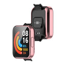 For Xiaomi Redmi Watch 2 Lite Electroplating Full Coverage Anti-Scratch TPU Watch Case Protective Cover - Pink/Gold - 7