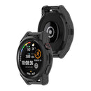 For Huawei Watch GT Runner Transparent TPU Smart Watch Half Cover Protective Case - Black - 7