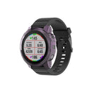 For Garmin Fenix 6S/6S Pro Transparent TPU Anti-aging Smart Watch Frame Protective Case - Purple - 6