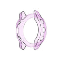 For Garmin Fenix 6/6 Pro Transparent TPU Anti-drop Watch Frame Protective Case - Purple - 4