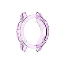 For Garmin Fenix 6/6 Pro Transparent TPU Anti-drop Watch Frame Protective Case - Purple - 5