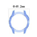 For Garmin Fenix 6/6 Pro Transparent TPU Anti-drop Watch Frame Protective Case - Purple - 7