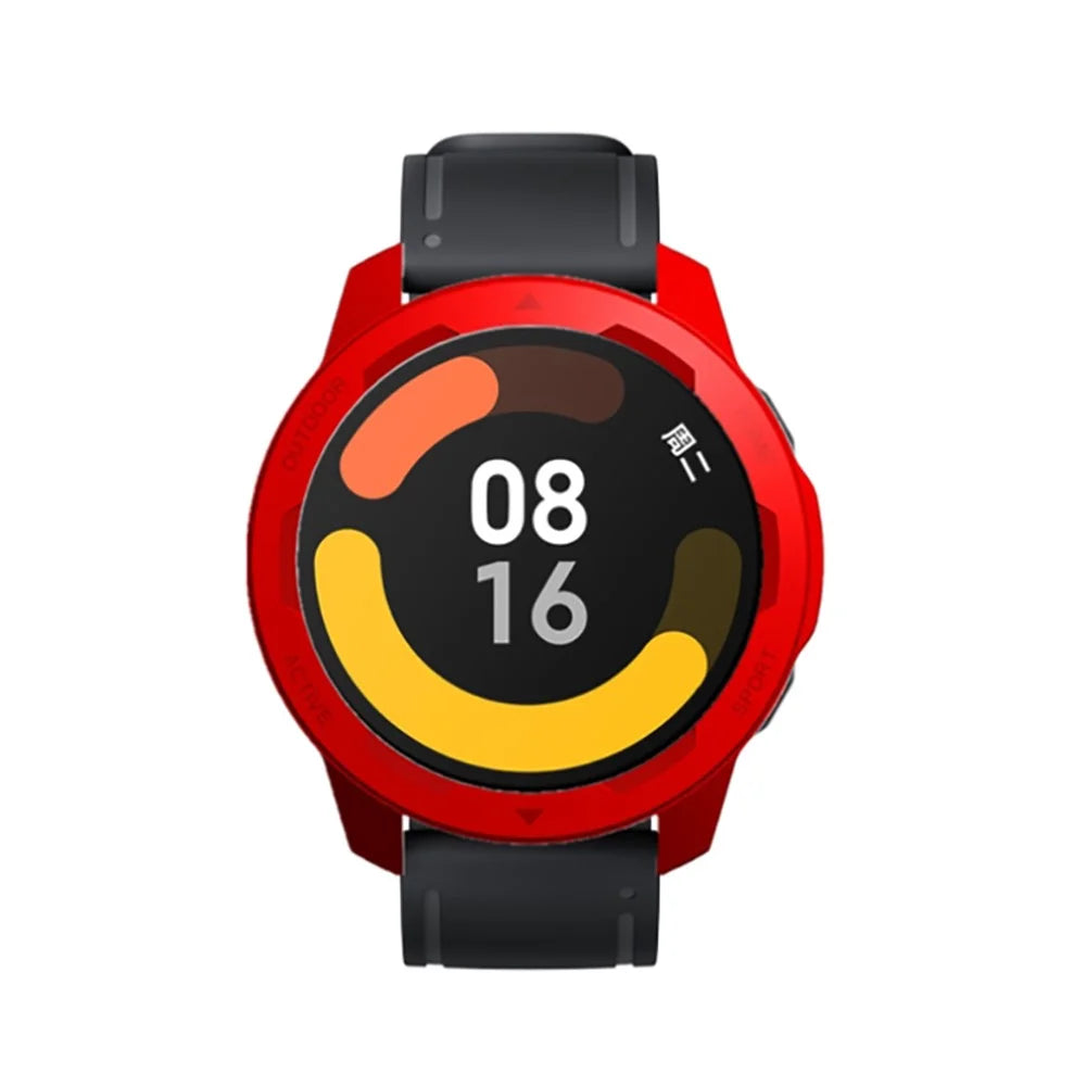 For Xiaomi Watch Color 2 Hard PC Anti-drop Smart Watch Protective Frame Case - Red - 3