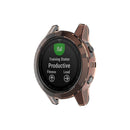 Transparent Watch Case for Garmin Fenix 5/5 Plus Full Coverage Soft TPU Protective Cover - Transparent Pink - 3