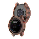 For Garmin Epix Gen2 Anti-fall Anti-scratch Transparent Watch Case Durable TPU Protective Cover - Transparent Pink - 7