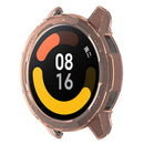 For Xiaomi Watch S1 Active/Watch Color 2 Anti-fall Transparent Watch Case TPU Cover Protector - Transparent Orange - 2
