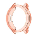 For Xiaomi Watch S1 Active/Watch Color 2 Anti-fall Transparent Watch Case TPU Cover Protector - Transparent Orange - 3